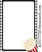 Popcorn Movie Frame Popcorn Movie Frame