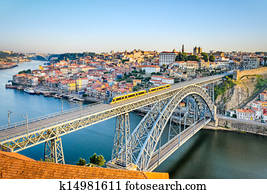 porto, e, dom, luiz, ponte, portugal porto, e, dom, luiz, ponte, portugal