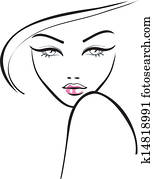 Portrait of a young girl