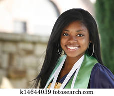 Portrait of high school graduate Portrait of high school graduate