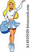Pretty Blonde Cheerleader Pretty Blonde Cheerleader