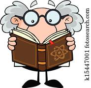 Professor Reading A Book Professor Reading A Book