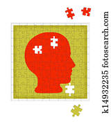 Psychology metaphor - mental health disorder, psychiatry etc Psychology metaphor - mental health disorder, psychiatry etc