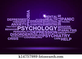 psychology word cloud