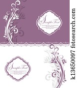 Purple Floral Bridal Shower Invitat Purple Floral Bridal Shower Invitat