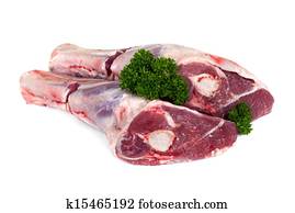Raw Lamb Shanks Isolated Raw Lamb Shanks Isolated
