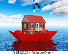 Real estate insurance concept