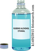 Rubbing Alcohol Ethanal Vector Rubbing Alcohol Ethanal Vector