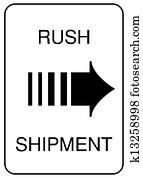 Rush sign