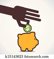 saving money concept saving money concept