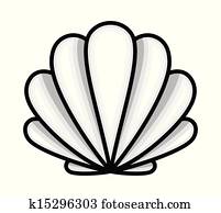 Sea Shell - Vector Cartoon Sea Shell - Vector Cartoon