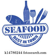 Seafood stamp Seafood stamp