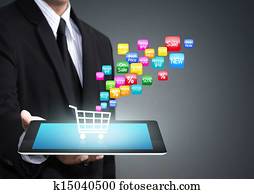 shopping cart application icon