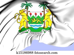 Sierra Leone Coat of Arms Stock Illustration | k15220366 | Fotosearch