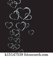 silver hearts silver hearts