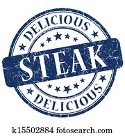 steak blue grunge stamp steak blue grunge stamp