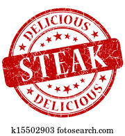 steak red grunge stamp steak red grunge stamp
