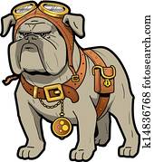 Steampunk Bulldog Steampunk Bulldog