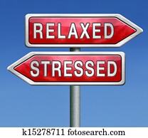 stressed or relaxed
