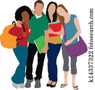 students illustration students illustration
