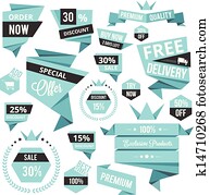 stylish discount sale concept label stylish discount sale concept label