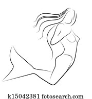 Stylized Mermaid Stylized Mermaid