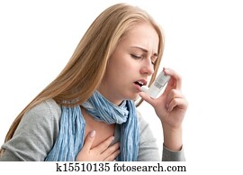 suffering from asthma