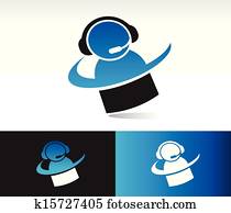 Swoosh Customer Service Icon Swoosh Customer Service Icon