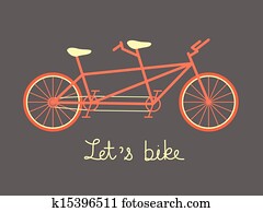 tandem bike tandem bike