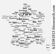 Text graphic France map Text graphic France map
