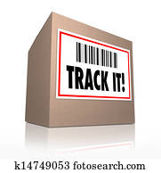 Track It Words Package Tracking Shipment Logistics Track It Words Package Tracking Shipment Logistics