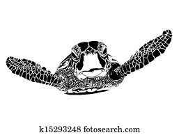 Turtle silhouette Turtle silhouette