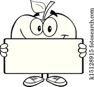 Umrissen, haus, halten, a, spruchbaender Clipart | k15611864 | Fotosearch