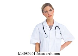Upset nurse