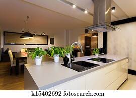 Urban apartment - kitchen counter Urban apartment - kitchen counter