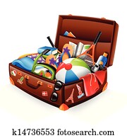 Vacation suitcase Vacation suitcase