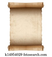 Vector old scroll paper Vector old scroll paper