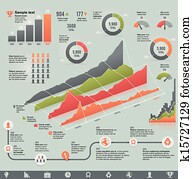 vektor, geschaefts, verwandt, infographic vektor, geschaefts, verwandt, infographic