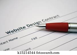 Website design contract Website design contract