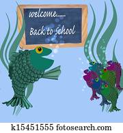 Welcome Back To School Fish