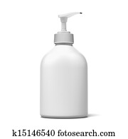 white plastic bottle white plastic bottle