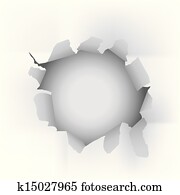 white torn paper  vector