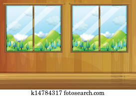 Windows made of glass Windows made of glass