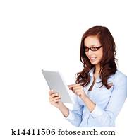 Woman browsing Woman browsing