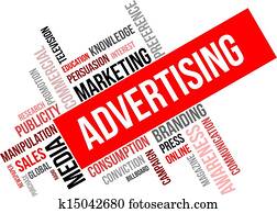 wort, wolke, -, werbung