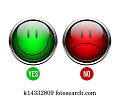 Yes, No button Yes, No button