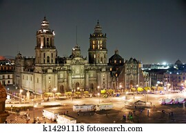 Zocao by night, Mexico City