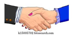 záležitosť, handshake