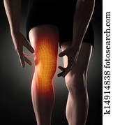 איש, ברך, כאב, מושג