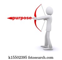 איש, ש, מושך, חץ, bow,, ראש חץ, מילה, מטרה